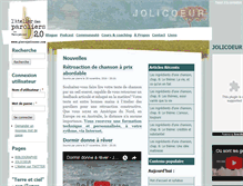 Tablet Screenshot of pierrejolicoeur.com